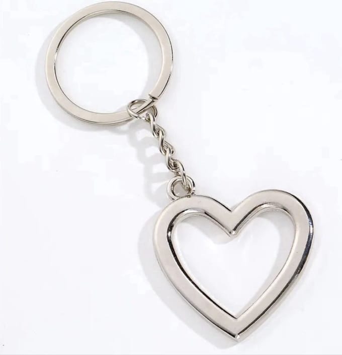 Jumada's - Hartje Sleutelhanger - Zilver