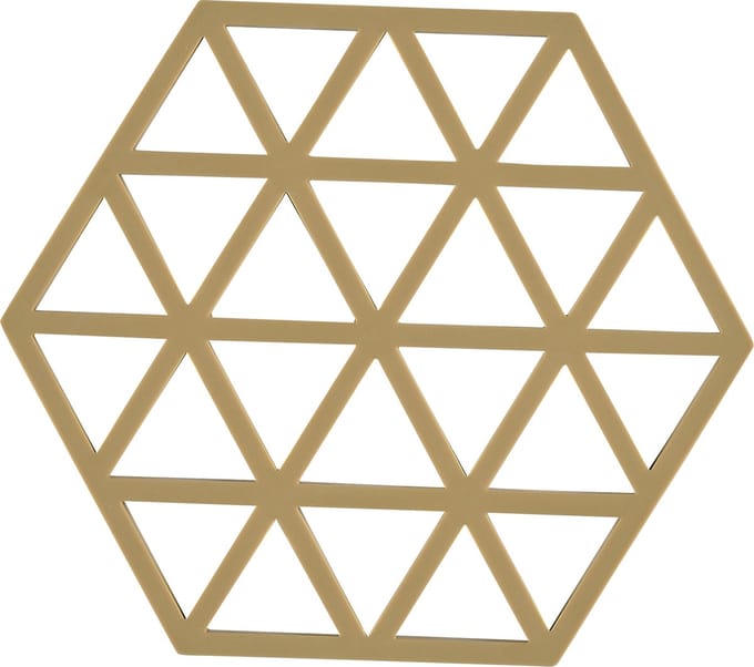 Zone Denmark Triangles Onderzetter 16 x 14 x 0,9 cm Khaki