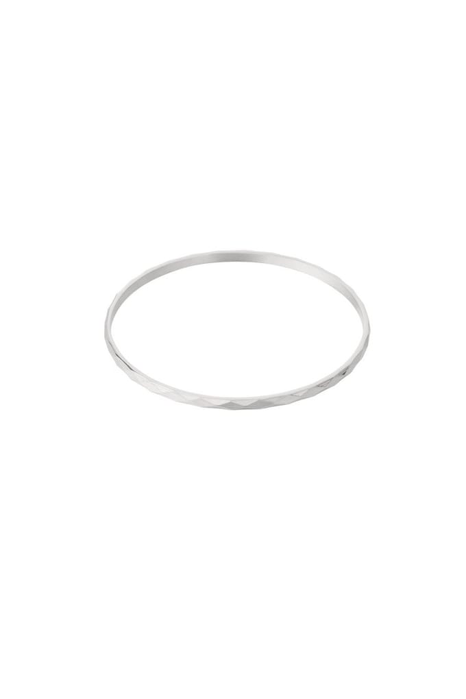 Bijoutheek Armband (Sieraad) Bangle Geometrisch Zilver