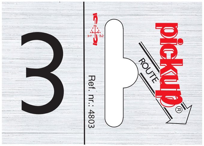 Pickup Route alulook 25x44 mm - cijfer 3