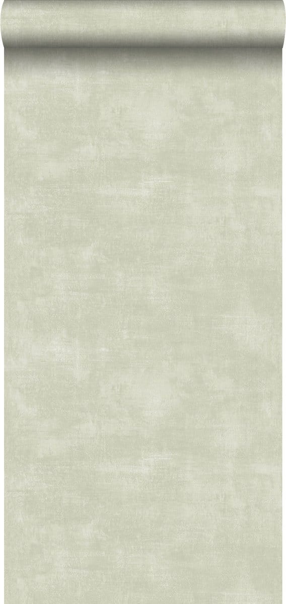 ESTAhome behang betonlook lichtgroen - 53 cm x 10.05 m - 139018