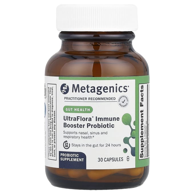 Metagenics, UltraFlora® Stimulateur immunitaire probiotique, 30 gélules