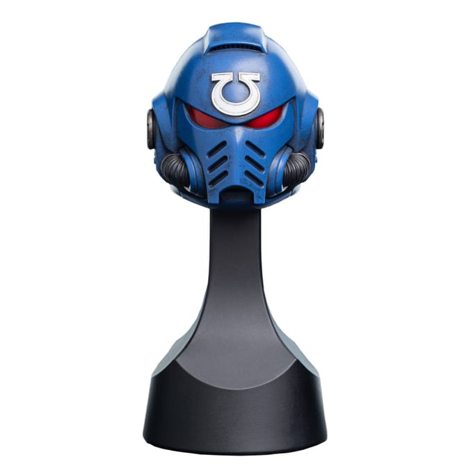 WETA Workshop Warhammer 40,000 Replica 1/4 Ultramarines Helm 12 cm Replica: down-scaled
