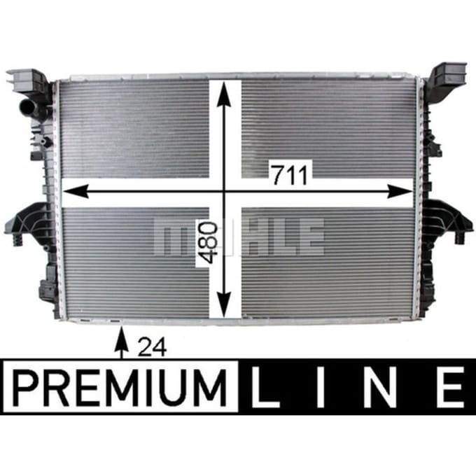 Radiator, motorkoeling MAHLE CR 805 000P