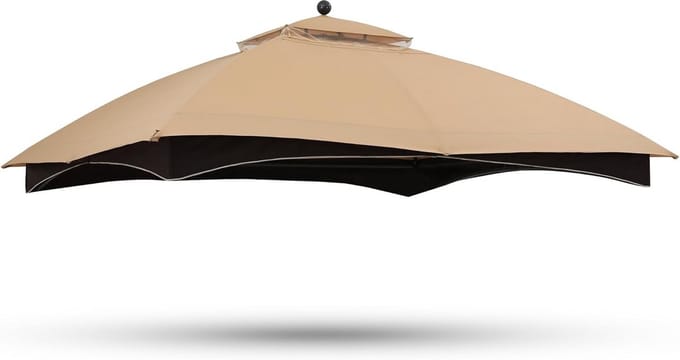 Vervangend Dak voor 3x3 meter Tuinpaviljoen Beige