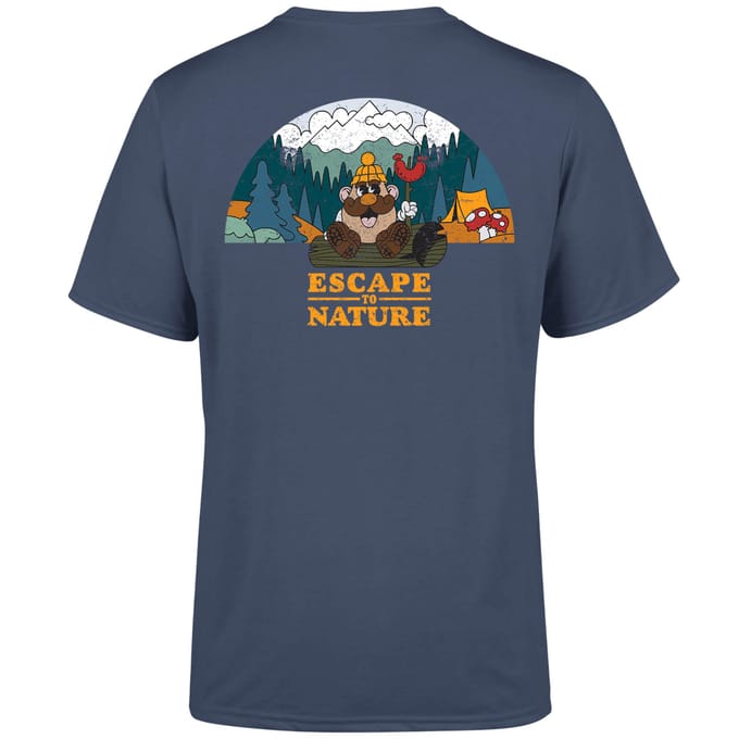 Mr. Potato Head Escape To Nature Men's T-Shirt - Navy - M