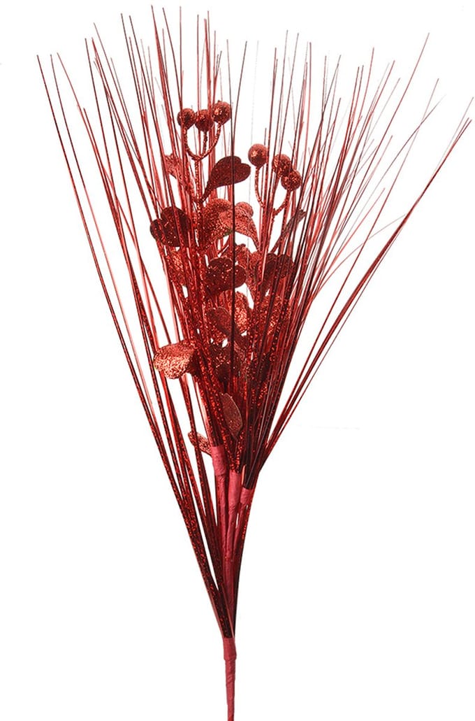 Clayre & Eef Decoratie Tak 78 cm Rood Kunststof