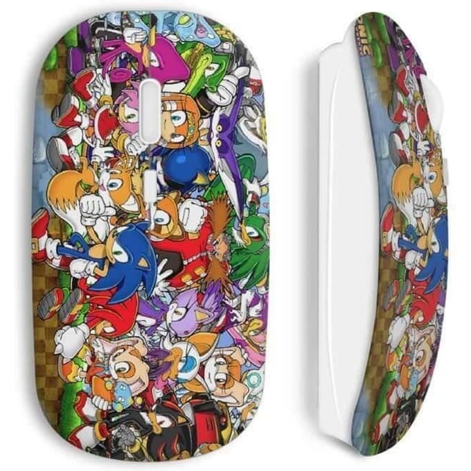 Souris sans Fil Sonic personnages