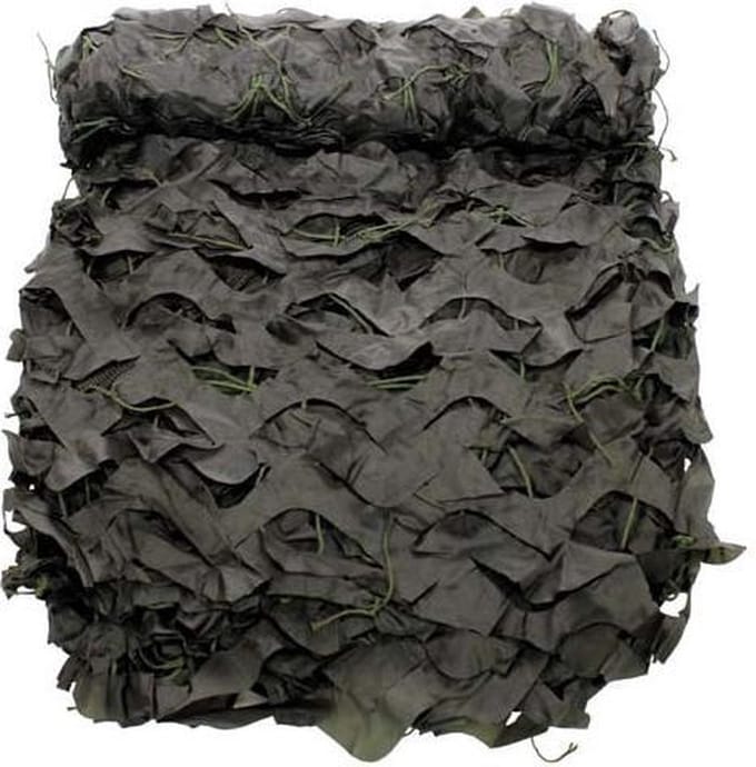 MFH - Camouflagenet 3 x 2 m - 'Basic' - olijf/legergroen - met PVC-draagtas