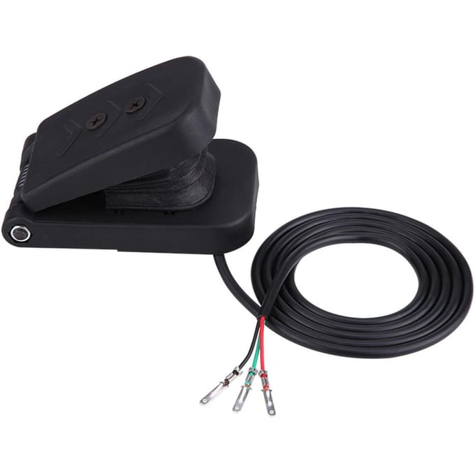 Pédale daccélérateur dATV en plastique noir, contrôle de vitesse, pédale de frein black