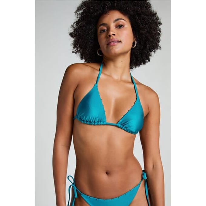 Hunkemöller Triangel bikinitop Aqua Groen