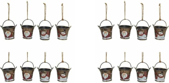 Set van 16 emmers Kerst