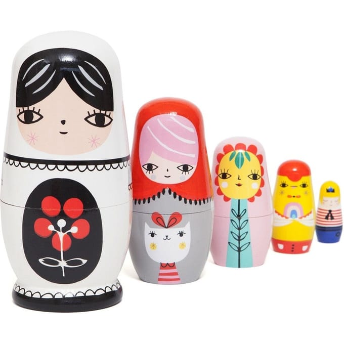 Petit Monkey nesting dolls Fleur & Friends