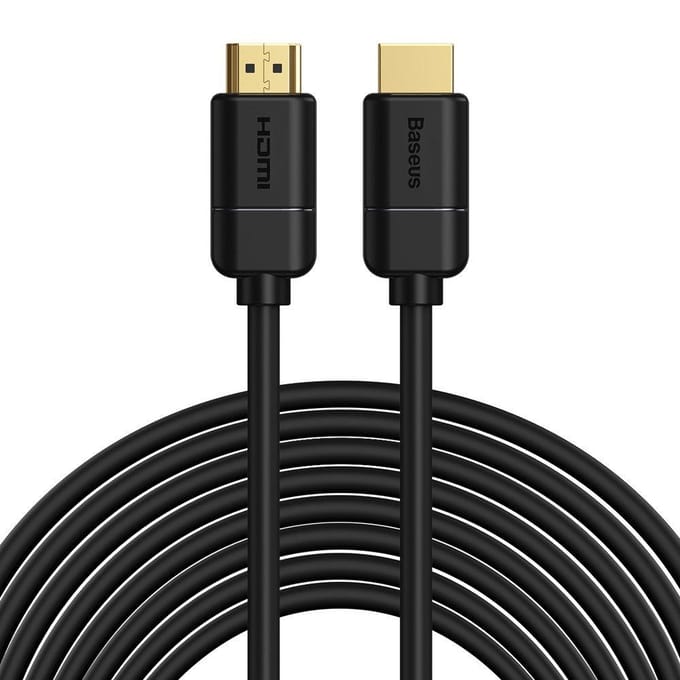 Baseus 2x HDMI 2.0 4K 30Hz Cable 3D HDR 18Gbps 8m (black)