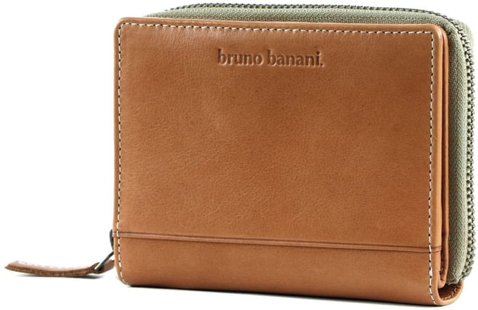 bruno banani portemonnee Wallet Zip With Flap Cognac Lichtbruin