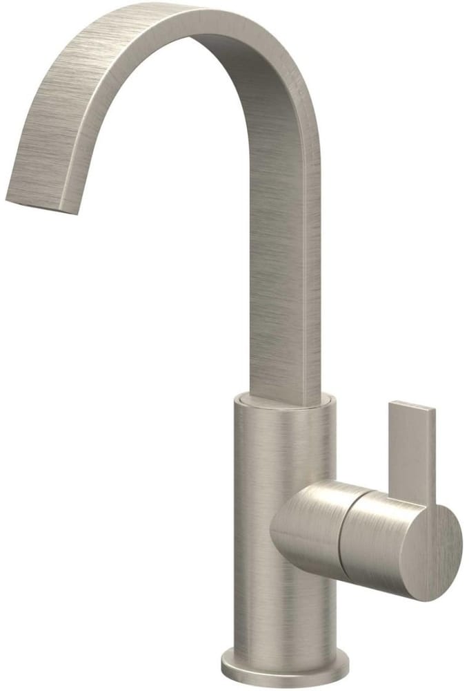 IVY Pact Wastafelkraan - Hoge Cascade Draaibare Uitloop - Geborsteld Nickel PVD