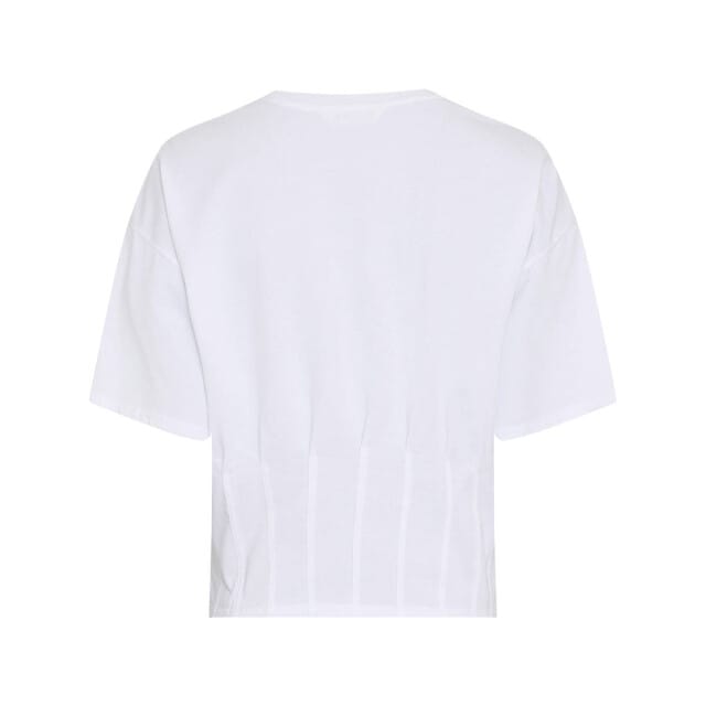 MSCH Copenhagen Mschkadance Tee Tops & T-shirts Dames - Shirt - Wit - Maat XS