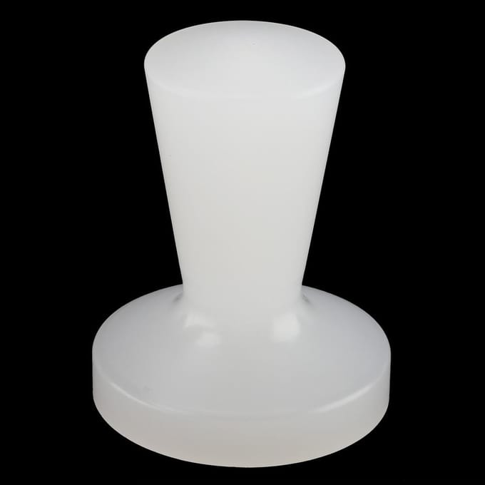 Praktische Plastic Koffietamper Espresso Poeder Platte Pers Hamer white