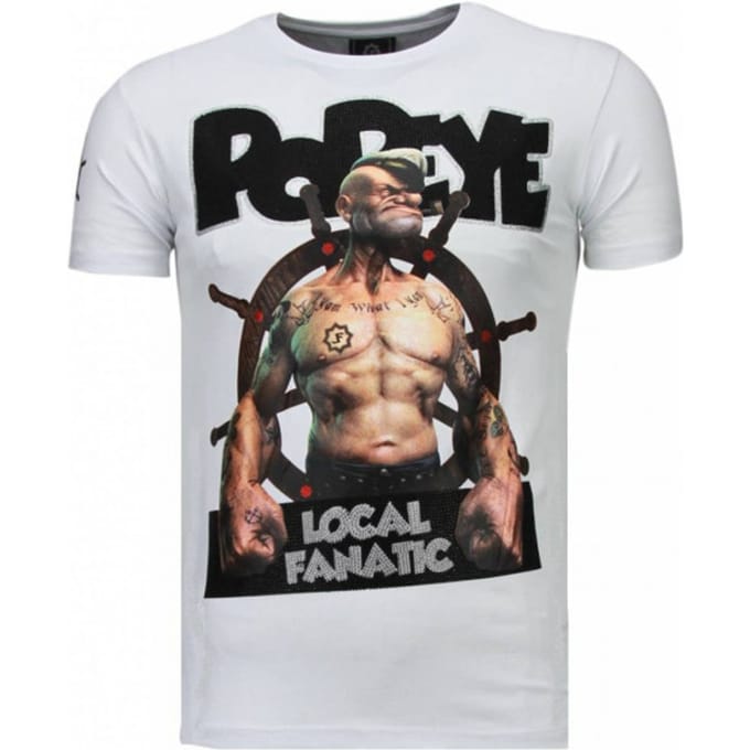 Local Fanatic The sailor man rhinestone t-shirt