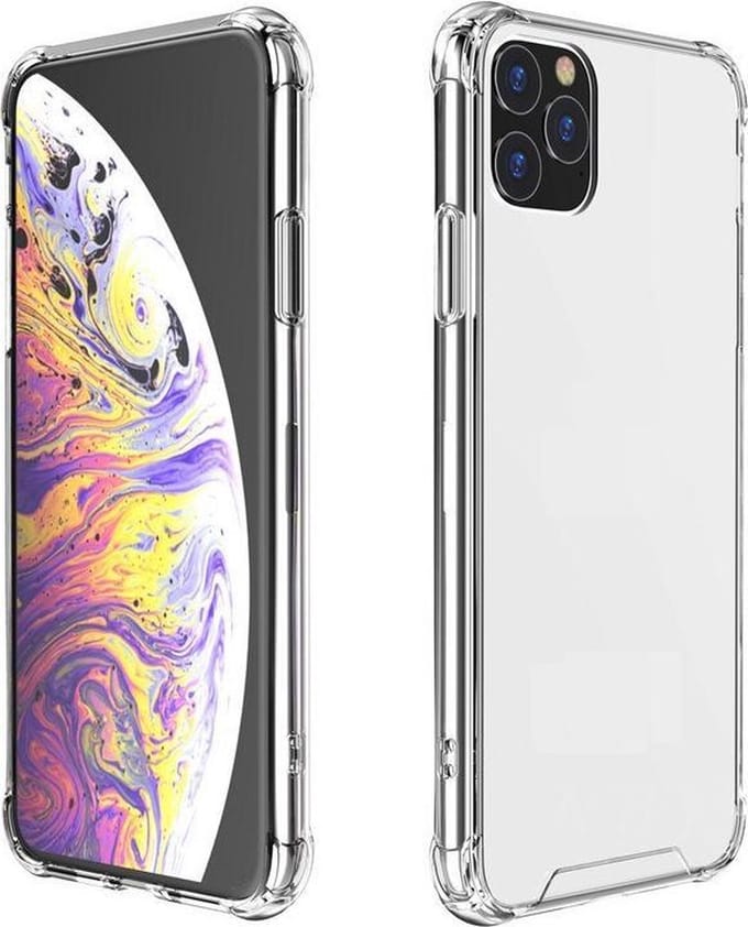iPhone 11 / iPhone XR bumper case TPU + acryl - Transparant