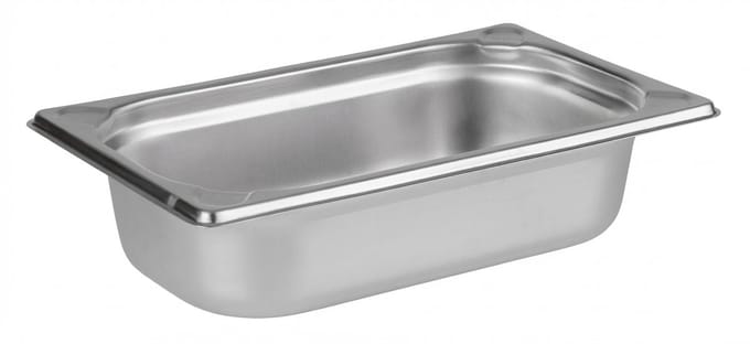 APS Gastronormbak - GN Bak - RVS - 1,8 Liter - Vaatwasserbestendig - Breukvast - Stapelbaar