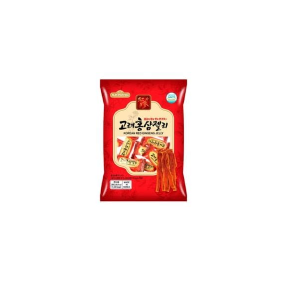 Bonbons gélifiés à la gelée de ginseng rouge de Corée de la confiserie Ilkwang, 280 g (3 Options) 1PCS beige