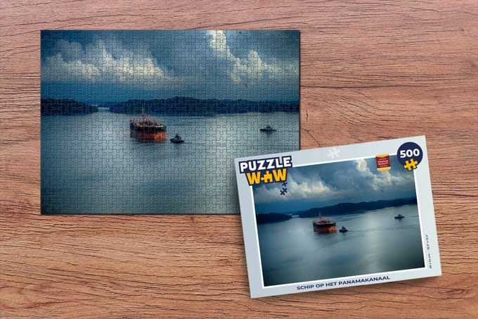 Puzzel Schip op het Panamakanaal - Legpuzzel - Puzzel 500 stukjes