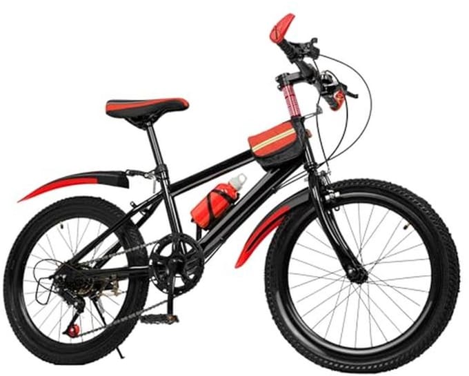 Kinderfiets - Jongensmeisjesfiets - Buiten Fietsen - Schokbestendig Frame - 20 Inch - Rood