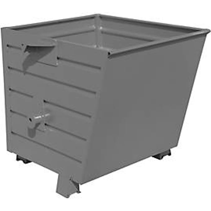 Stapelbare kiepbak BSK 55, grijs