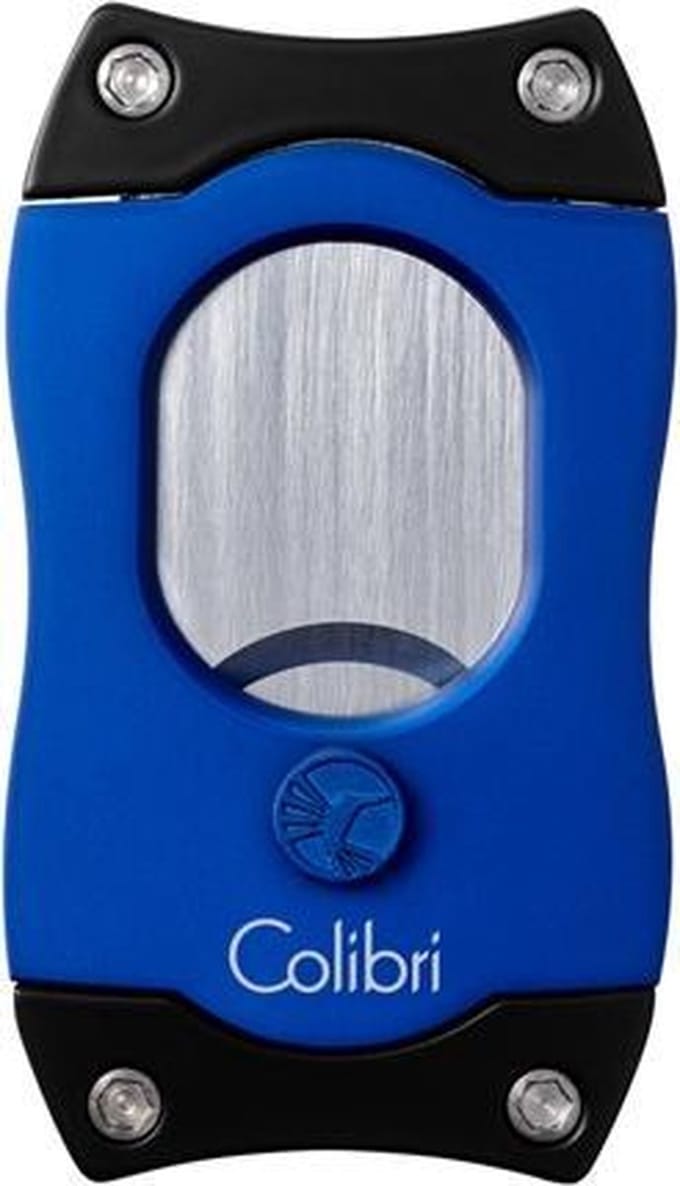 Colibri sigaren knipper S-Cut Black/Blue (Closed Back)