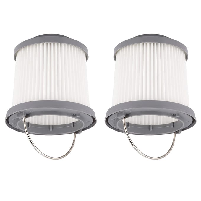 2 stuks Filter Vervanging Voor Black&decker PV1210 V1020l PD11420L Stofzuiger white