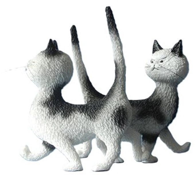 Dubout kattenbeeldjes - Heck The same dress - Parastone