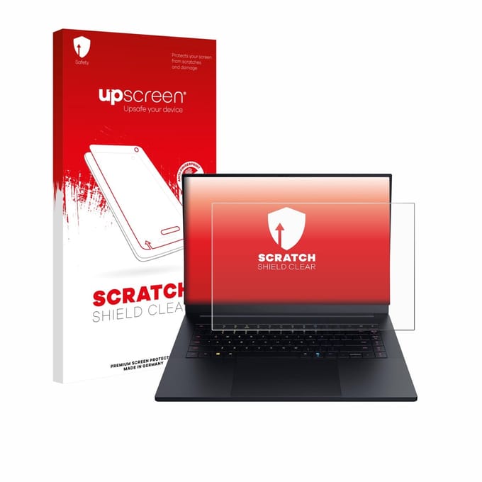 upscreen - Screenprotector voor Razer Blade 16 2025 - Folie Beschermfolie transparant