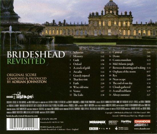 BBC Philharmonic Orchestra, Terry Davies - Johnston: Film Music from Brideshead Revisited (2 CD)