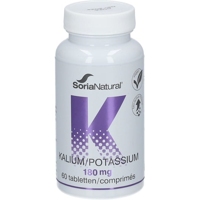 Soria Natural® Kalium - Potassium 180 mg 60 Tabletten