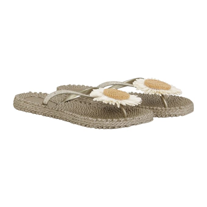 Ilse Jacobsen Ilse Jacobsen Slippers zilver Rubber