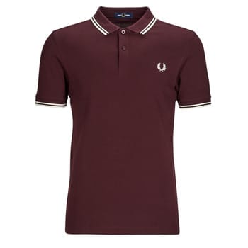 Fred Perry Twin Tipped Polo Shirt - Rood- Heren, Rood XXL