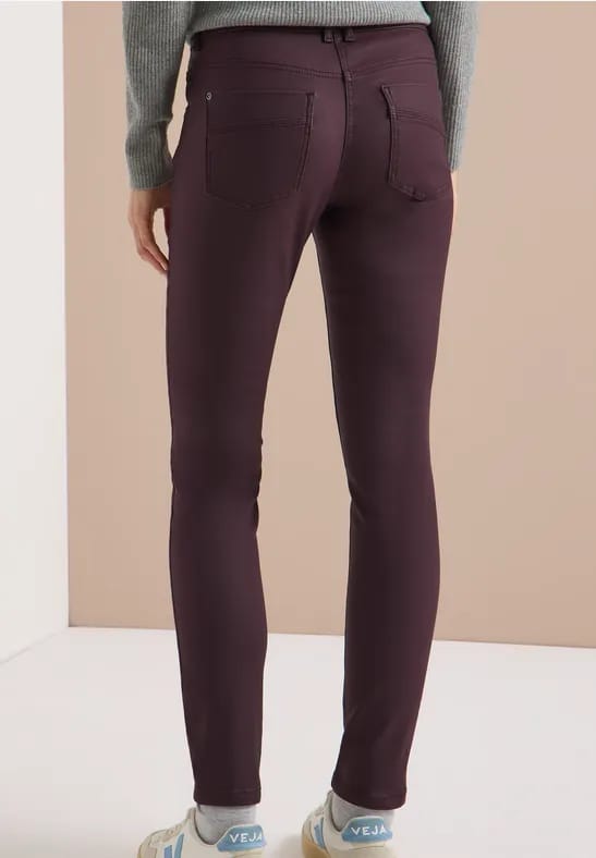 Broek in lederlook