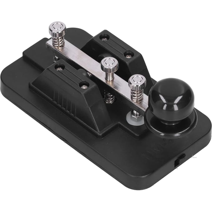 Morse Code Sleutel Telegraaf Tapper Handmatige CW Oefentool Trainer met Buzzer voor Beginner