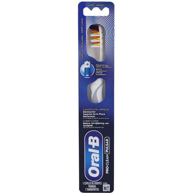 Oral-B Pro-Clean Pulsar Manual Tandborstel Medium 1 Tandenborstel