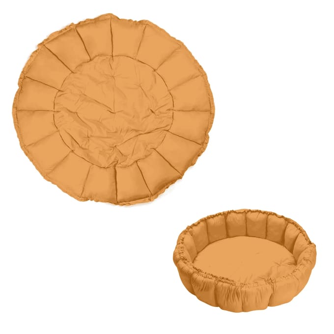 Tummy Time Mat en Cocoon Play&Go Coco - Mustard