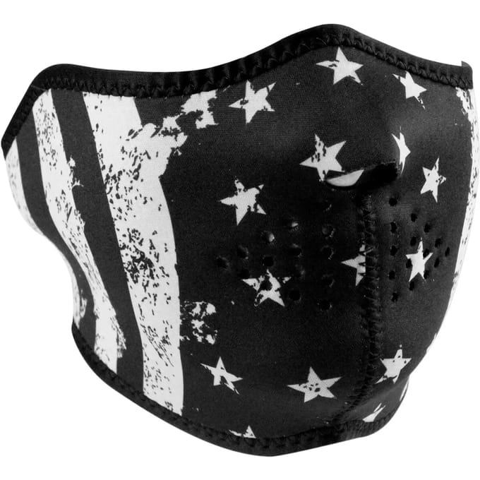 Motorfiets bivakmuts Zan Headgear half face flag