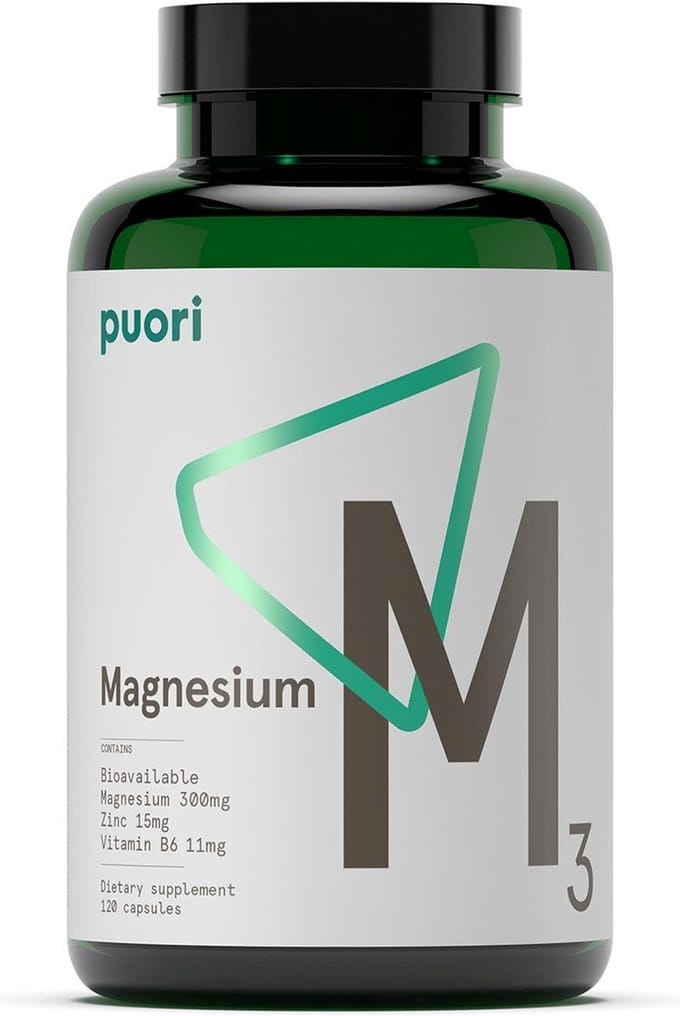 Puori - M3 - Magnesium - Zuivere formule - 180 capsules