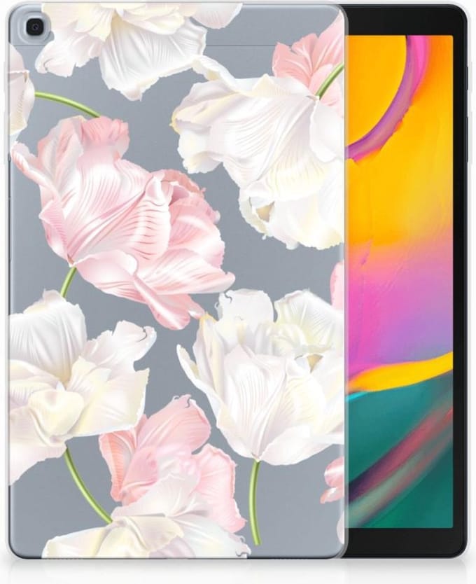 Samsung Galaxy Tab A 10.1 (2019) Siliconen Hoesje Lovely Flowers