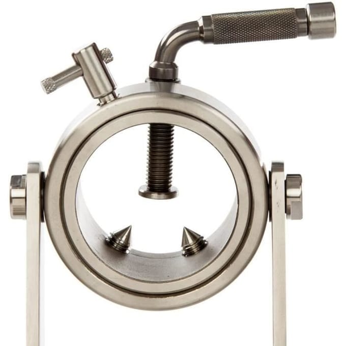 Support à jambon - Jamotec J4R LUXE - Acier inoxydable - Réglable en hauteur - Pieds caoutchouc antidérapants