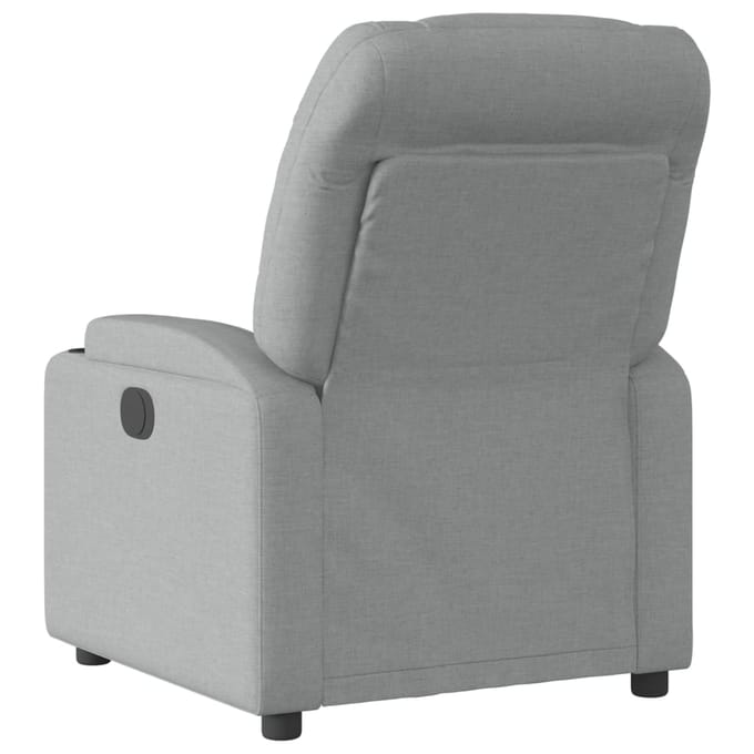 vidaXL - Relaxfauteuil - lichtgrijze - stof