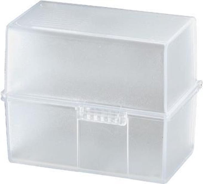 Kaartenbak HAN breed A7 - kunststof translucent