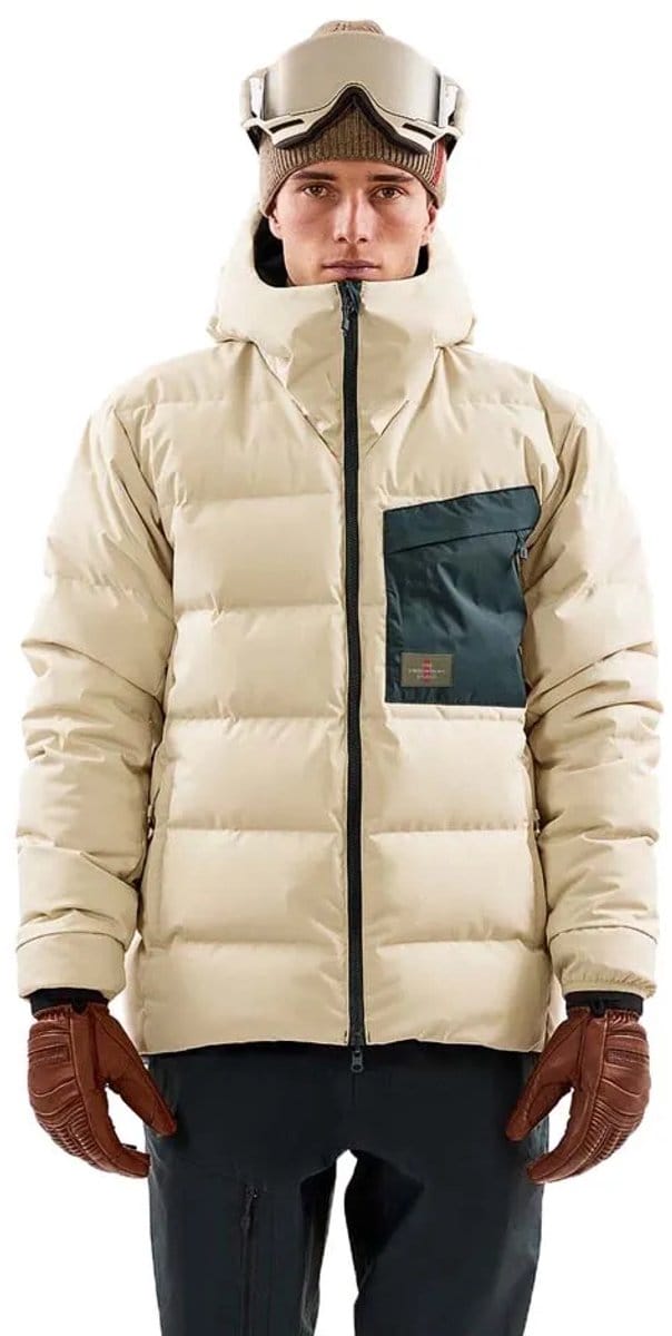 The Mountain Studio Gore-tex Windstopper® Reversible Donzen Jas Beige XS Man