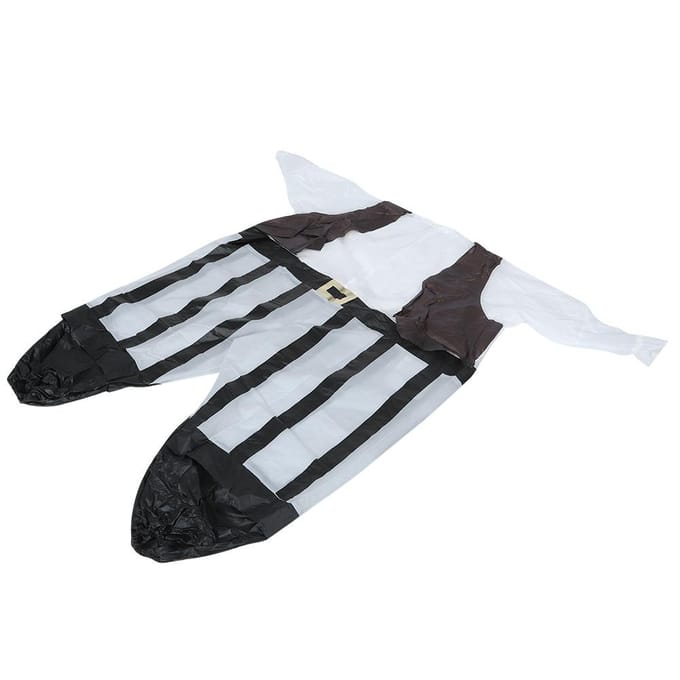 Innovatief 190T Waterdicht Polyester Doek Opblaaskostuum voor Festivals Halloween black