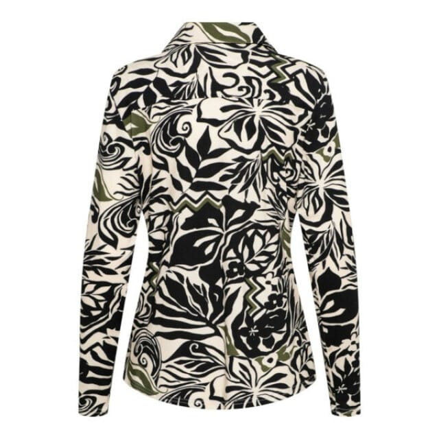&Co Woman Blouse vayen leaf black multi